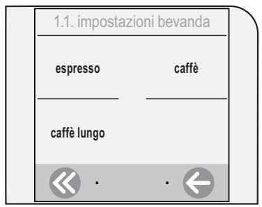 SAECO TALEA TOUCH - IMPOSTAZIONI BEVANDE - 1