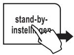 SAECO TALEA TOUCH - STAND-BY INSTELLING - 1