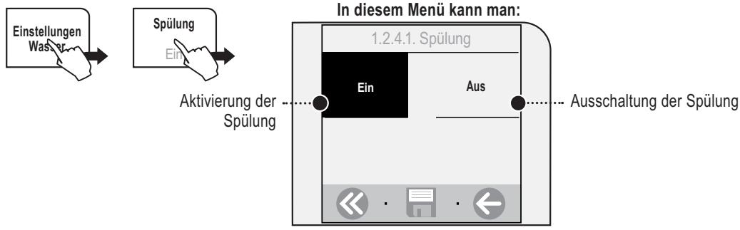 SAECO TALEA TOUCH - MENU «SPULUNG» - 1
