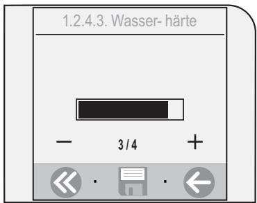 SAECO TALEA TOUCH - MENU «WASSERHÄRTE» - 5