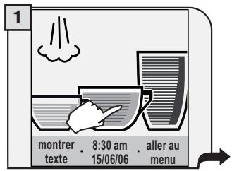SAECO TALEA TOUCH - PROGRAMMATION CAFÉ EXPRESSO / CAFÉ / CAFÉ ALLONGÉ - 1