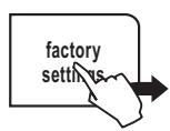 SAECO TALEA TOUCH - FACTORY SETTINGS - 1