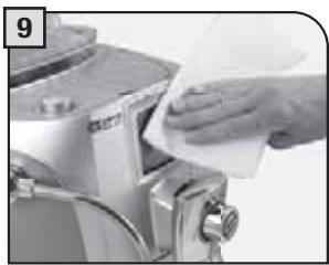 SAECO TALEA TOUCH - ALGEMENE REINIGING VAN DE MACHINE - 8