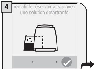 SAECO TALEA TOUCH - PENDANT CETTE OPÉRATION, LA PRÉSENCE D'UNE PERSONNE EST NÉCESSAIRE. ATTENTION! NE JAMAIS UTILISER DE VINAIGRE POUR DÉTARTRER LA MACHINE. - 5