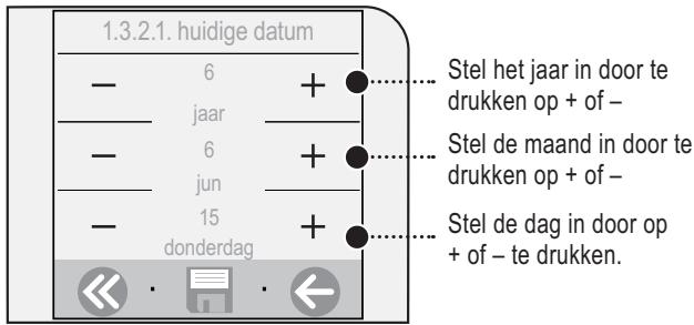 SAECO TALEA TOUCH - Huidige datum - 2