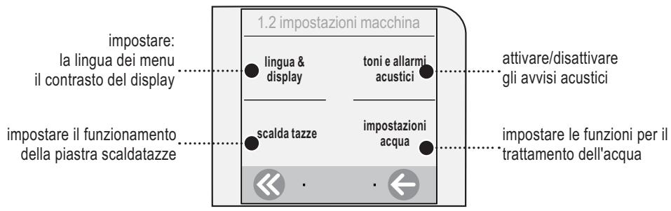SAECO TALEA TOUCH - IMPOSTAZIONI MACCHINA - 1