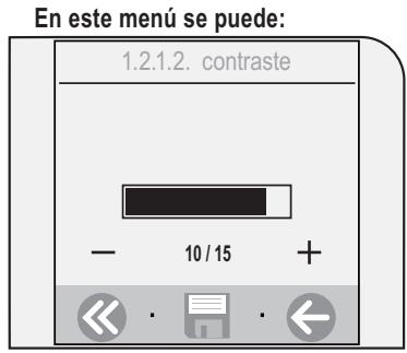 SAECO TALEA TOUCH - MENU «CONTRASTE» - 3