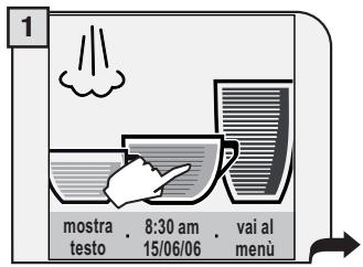 SAECO TALEA TOUCH - PROGRAMMAZIONE ESPRESSO / CAFFÉ / CAFFÉ LUNGO - 1