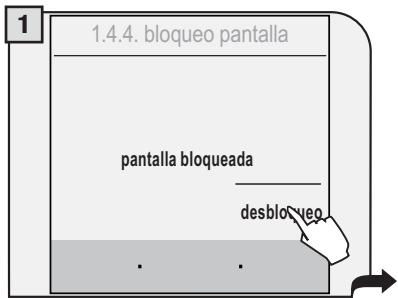 SAECO TALEA TOUCH - MENÜ «BLOQUEO PANTALLA» - 2