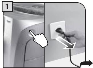 SAECO TALEA TOUCH - ATTENZIONE! NON IMMERGERE LA MACCHINA NELL'ACQUA. - 1