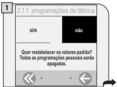 SAECO TALEA TOUCH - PROGRAMAÇÖES DE FÁBrica - 2