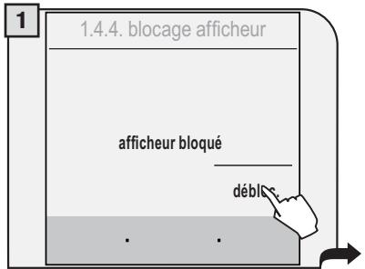 SAECO TALEA TOUCH - MENU «BLOCAGE AFFICHEUR» - 2