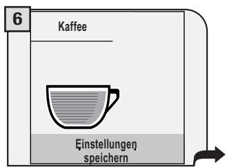 SAECO TALEA TOUCH - PROGRAMMIERUNG ESPRESSO / KAFFEE / GROSSER KAFFEE - 6