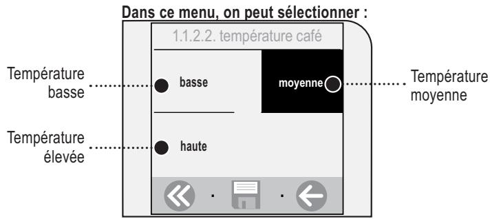 SAECO TALEA TOUCH - RéGLAGE DE LA TEMPERATURE DU CAFÉ - 2