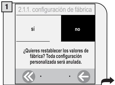 SAECO TALEA TOUCH - CONFIGURACION DE FABRICA - 2