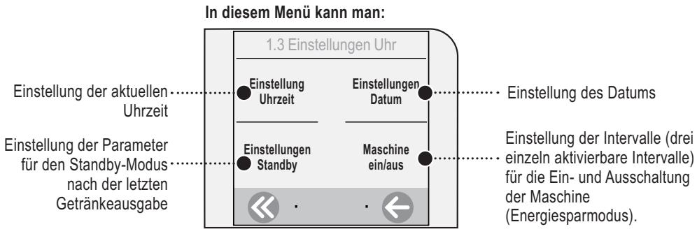 SAECO TALEA TOUCH - EINSTELLUNGEN UHR - 1