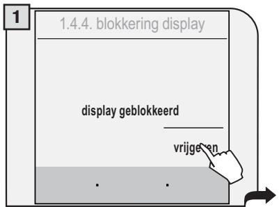 SAECO TALEA TOUCH - MENU «BLOKKERING DISPLAY» - 2