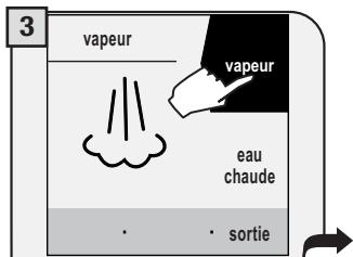 SAECO TALEA TOUCH - DISTRIBUTION DE VAPEUR - 4