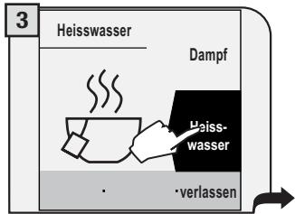 SAECO TALEA TOUCH - HEISSWASSERAUSGABE - 4