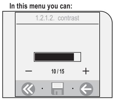 SAECO TALEA TOUCH - «CONTRAST» MENU - 3