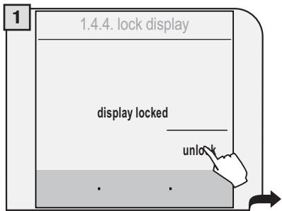SAECO TALEA TOUCH - 《LOCK DISPLAY》MENU - 2
