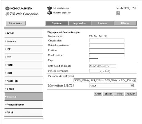 KONICA MINOLTA BIZHUB PRO 1050 1050E - Demander un certificate - 6