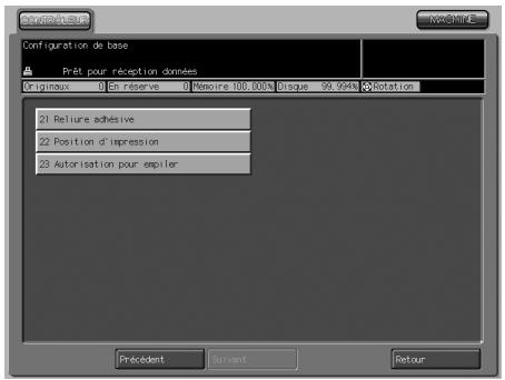 KONICA MINOLTA BIZHUB PRO 1050 1050E - Procedez à la configuration de base. - 3