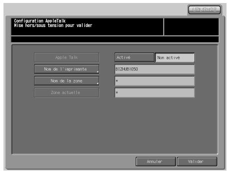 KONICA MINOLTA BIZHUB PRO 1050 1050E - AppleTalk - 3