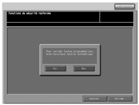 KONICA MINOLTA BIZHUB PRO 1050 1050E - Appuyez sur [Valider]. - 1