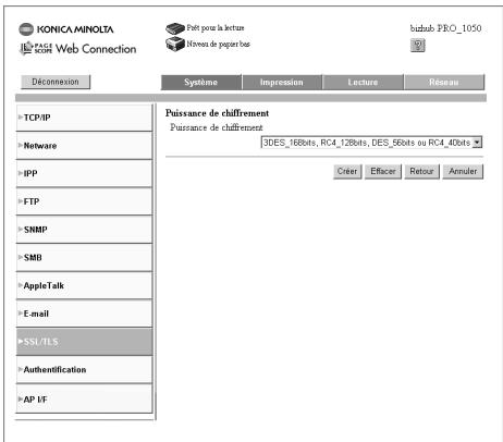 KONICA MINOLTA BIZHUB PRO 1050 1050E - Modifier la configuration - 3