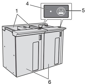 KONICA MINOLTA BIZHUB PRO 1050 1050E - Empileur grande capacité LS-501/LS-502 - 1