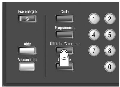 KONICA MINOLTA BIZHUB PRO 1050 1050E - Structure de configuration de l'écran Utilitaires - 1