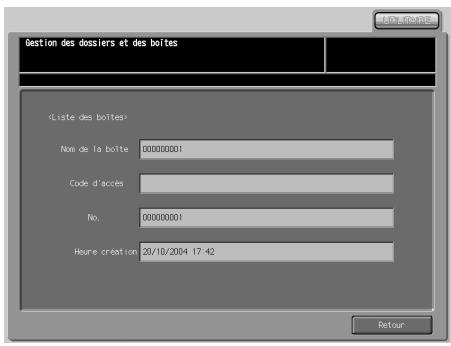 KONICA MINOLTA BIZHUB PRO 1050 1050E - Gestion des dossiers et des boites - 5