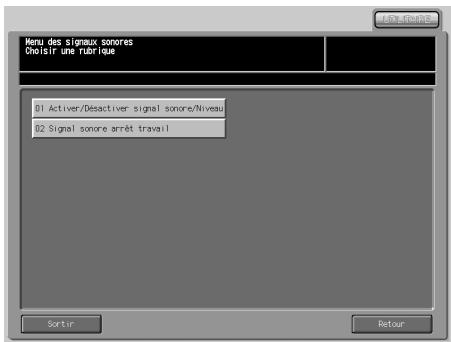 KONICA MINOLTA BIZHUB PRO 1050 1050E - Signal sonore arrêt travail - 2