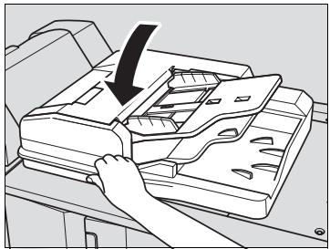 KONICA MINOLTA BIZHUB PRO 1050 1050E - Positionnement d'un original sur la vitre d'exposition - 2