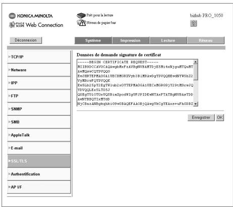 KONICA MINOLTA BIZHUB PRO 1050 1050E - Demander un certificat pour voir les informations - 4
