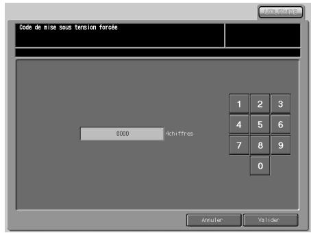 KONICA MINOLTA BIZHUB PRO 1050 1050E - Code de mise sous tension forcee - 3