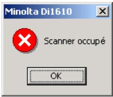 KONICA MINOLTA DI1610 TWAIN - Scanner occupé - 1