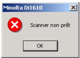KONICA MINOLTA DI1610 TWAIN - Erreur de communication - 1