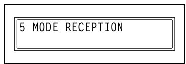 KONICA MINOLTA DI1611FAX - Paramétrer le “MODE RECEPTION” - 1