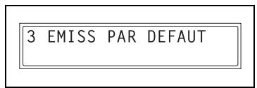 KONICA MINOLTA DI1611FAX - Spécification du réglage "EMISS PAR DEFAULT" - 1