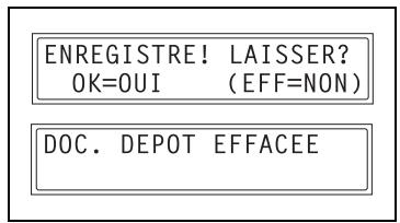KONICA MINOLTA DI1611FAX - Pour supprimer un document de l'environnement d'émission par interrogation - 5