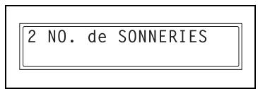 KONICA MINOLTA DI1611FAX - Paramétrage du "NO. de SONNERIES" - 1