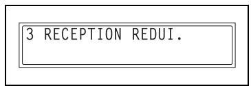 KONICA MINOLTA DI1611FAX - Spécification du réglage "RECEPTION REDUI." - 1
