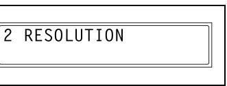 KONICA MINOLTA DI1611FAX - Spécification du réglage “RESOLUTION” - 1