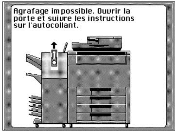 KONICA MINOLTA DI620 - Enlever le serrage papier dans l'agrafeuse - 1