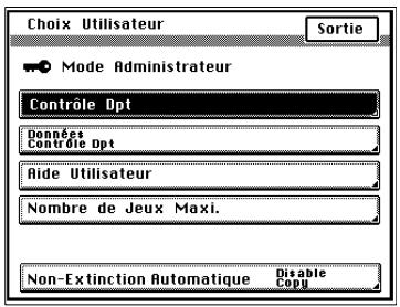 KONICA MINOLTA DI620 - Sélectionner la fonction Contrôle Département - 6