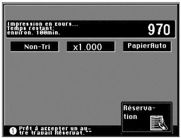 KONICA MINOLTA DI620 - Réservation d'un travail - 1