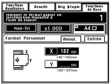 KONICA MINOLTA DI620 - Utilisation d'un format personnel - 2