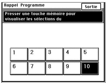 KONICA MINOLTA DI620 - Rappel d'un programme de la mémoire - 2